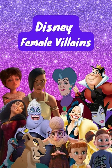 List Of Female Disney Villains